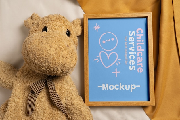 Modèle de cadre de étape pour bébé