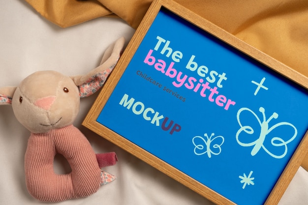 Modèle de cadre de étape pour bébé