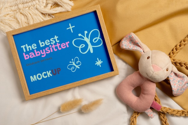 Modèle de cadre de étape pour bébé