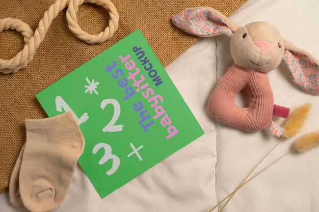 Modèle de cadre de étape pour bébé