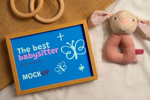 Modèle de cadre de étape pour bébé