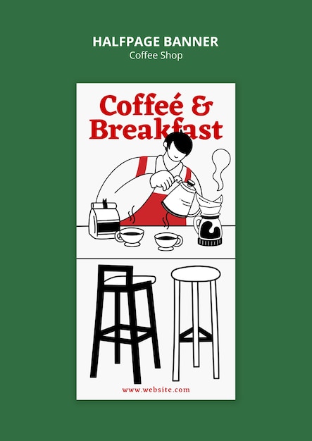 Un modèle de café délicieux