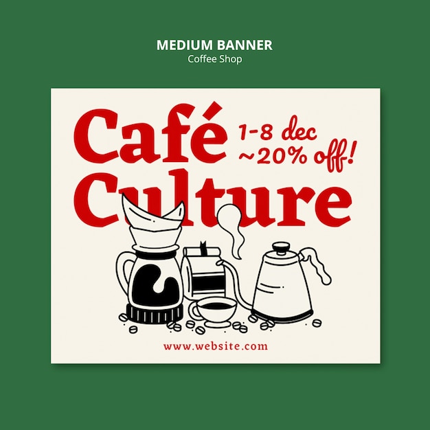 Un modèle de café délicieux
