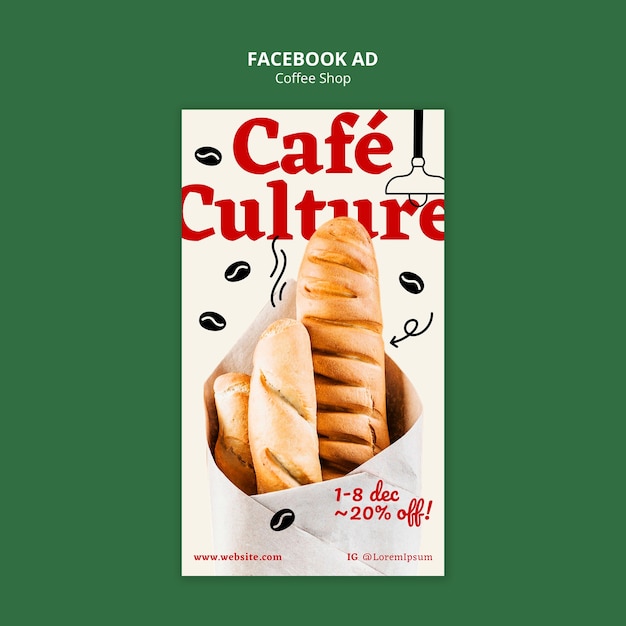 Un modèle de café délicieux