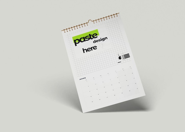 PSD modèle de calendrier