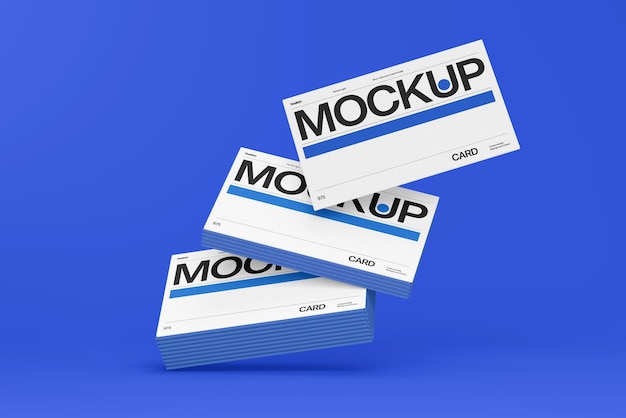 Modèle de carte bleue d'entreprise d'image de marque Arrière-plan entièrement modifiable