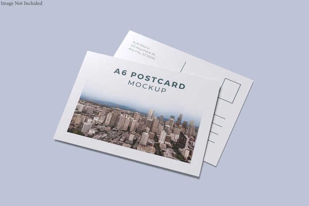 Modèle de carte postale A6