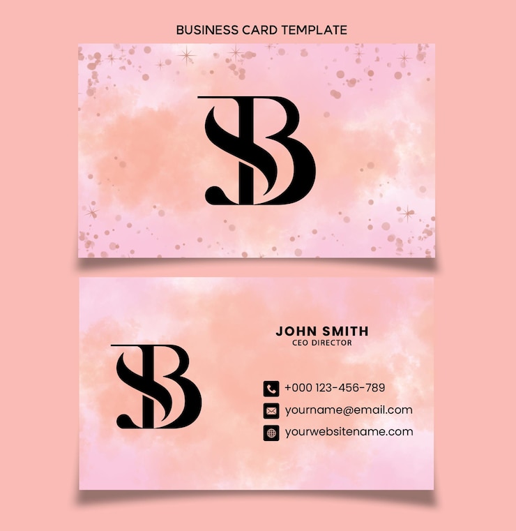 PSD modèle de carte de visite design créatif