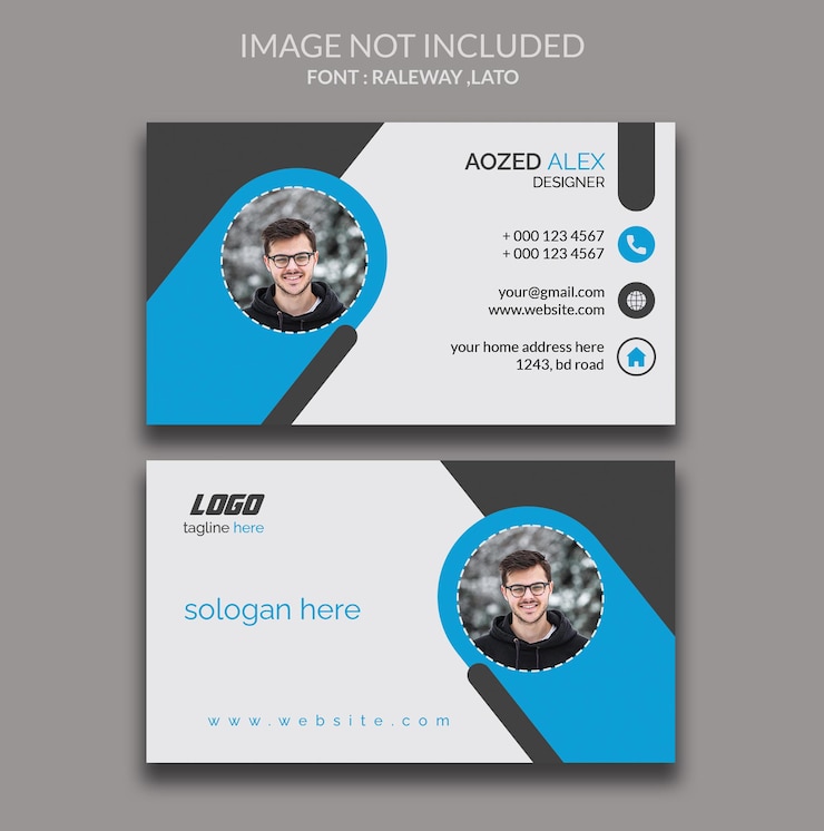 PSD modèle de carte de visite d&#39;entreprise