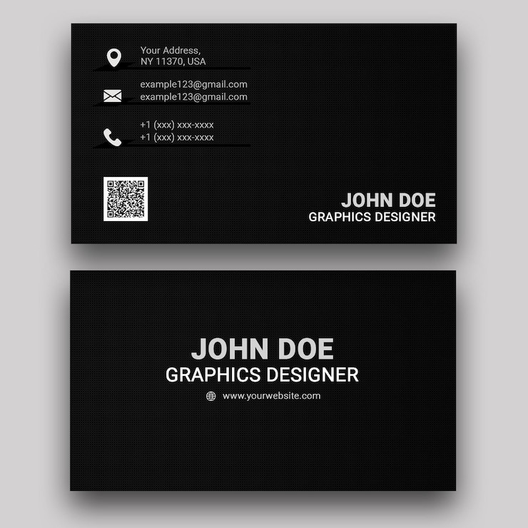 PSD modèle de carte de visite professionnelle psd moderne et propre