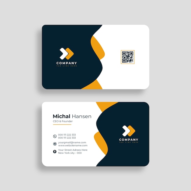 Modèle de carte de visite psd professionnel
