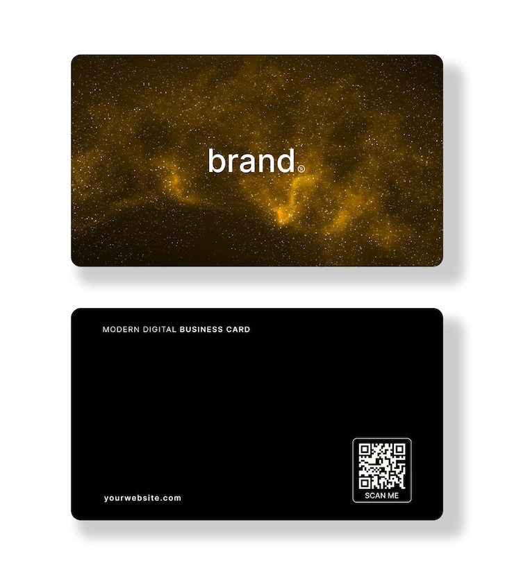 PSD modèle de carte de visite technologique