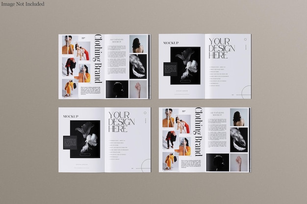Modèle de catalogue en A4