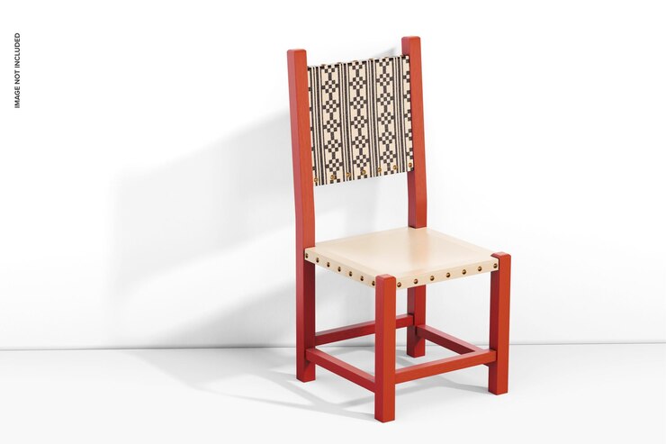 PSD modèle de chaise artisanale en cuir