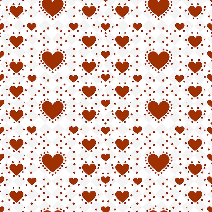 PSD modèle circulaire à points polka avec icône de cœur et dessins abstraits inspirés de la nature