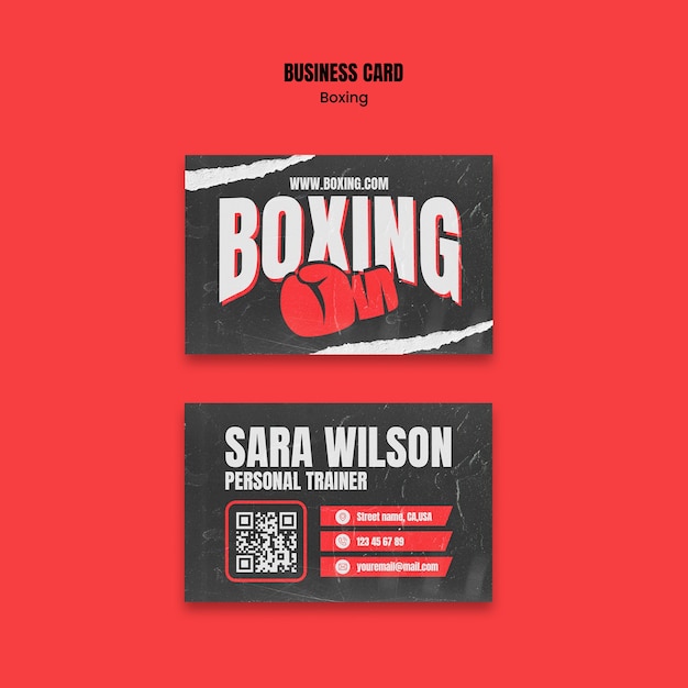 Modèle de club de boxe