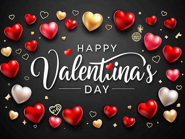 modèle de conception de bannière pour les médias sociaux du jour de la Saint-Valentin