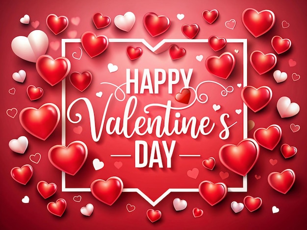 modèle de conception de bannière pour les médias sociaux du jour de la Saint-Valentin