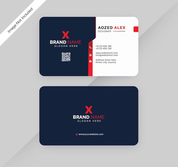 Modèle de conception de carte de visite PSD