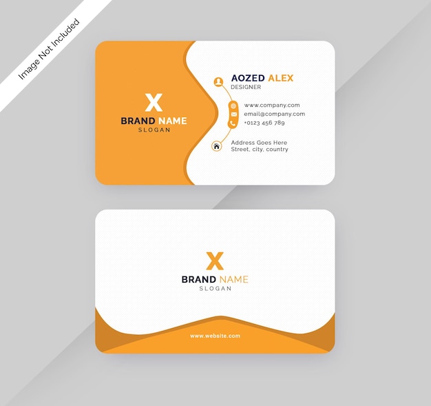 Modèle de conception de carte de visite PSD