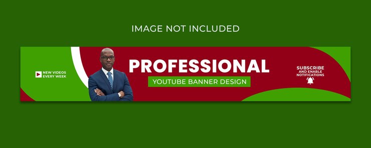 PSD modèle de conception de couverture de bannière youtube professionnel psd gratuit