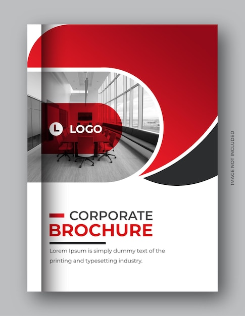 PSD modèle de conception de couverture de livre de brochure d'entreprise