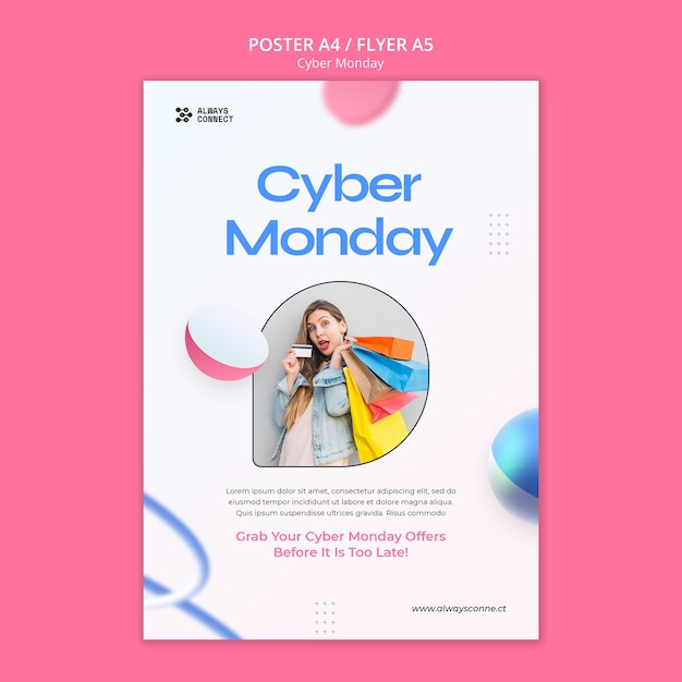 Modèle de conception du cyber lundi