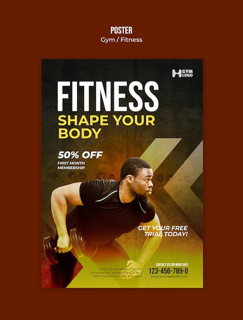 Modèle de conception du gymnase