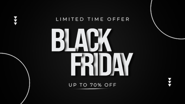 Modèle de conception dynamique Black Friday Bonanza pour des offres imbattables