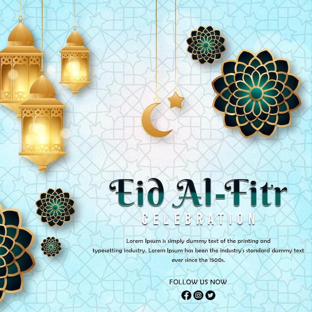 Le modèle de conception d'Eid AlFitra
