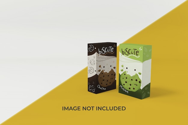 Modèle de conception de maquette d'emballage Snack réaliste