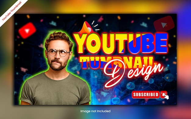 Modèle De Conception De Miniature Youtube Psd