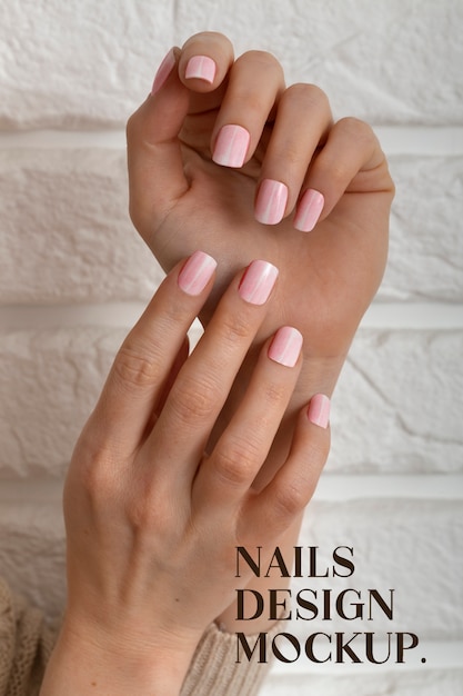 Modèle de conception des ongles