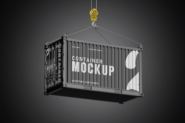 Modèle de conteneur de fret pour le marquage
