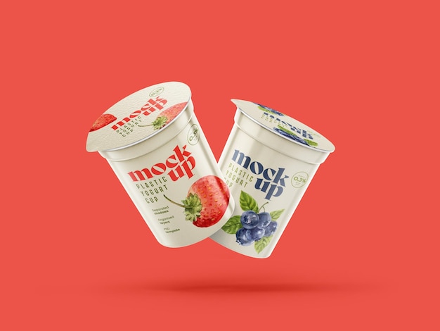 Modèle de coupe de yogourt