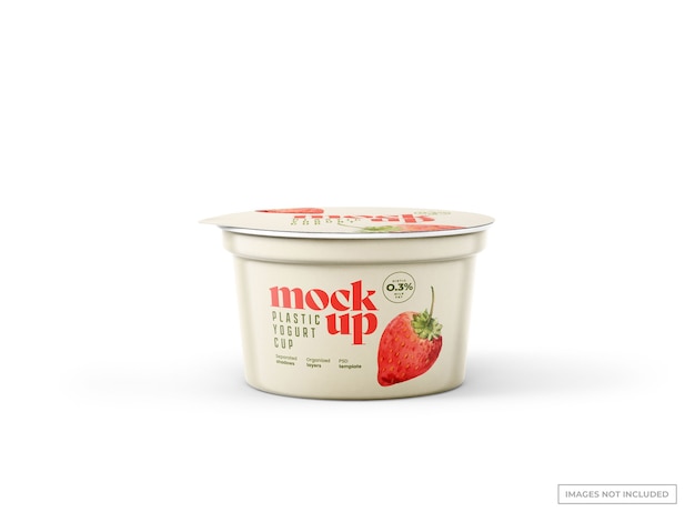 Modèle de coupe de yogourt