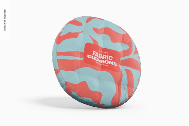 Modèle de coussin rond qui tombe