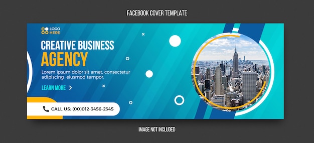 Modèle De Couverture Facebook Moderne D'agence