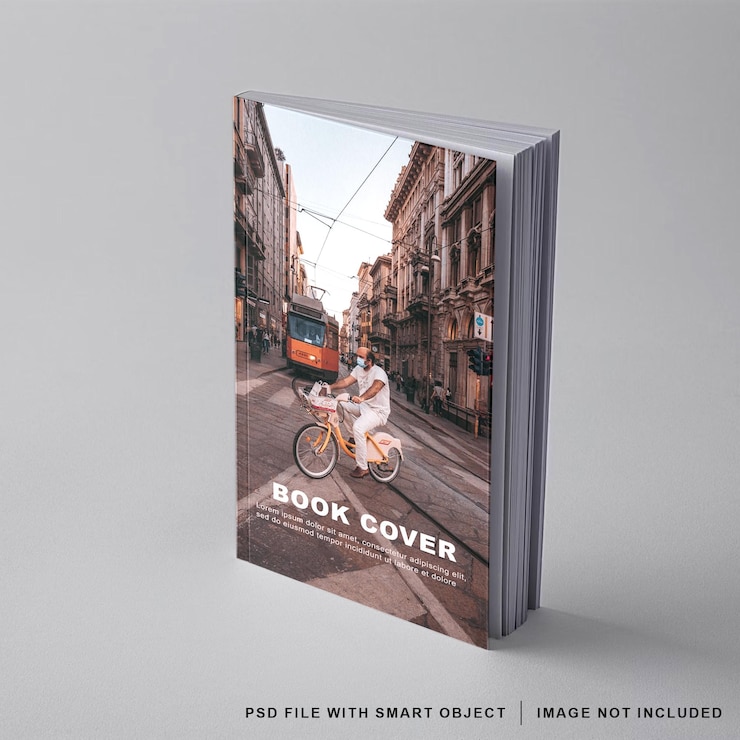 PSD modèle de couverture de livre