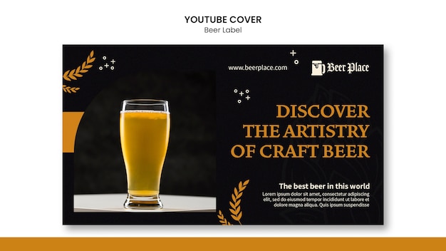 Modèle De Couverture Youtube Pour La Célébration Du Festival De La Bière Oktoberfest