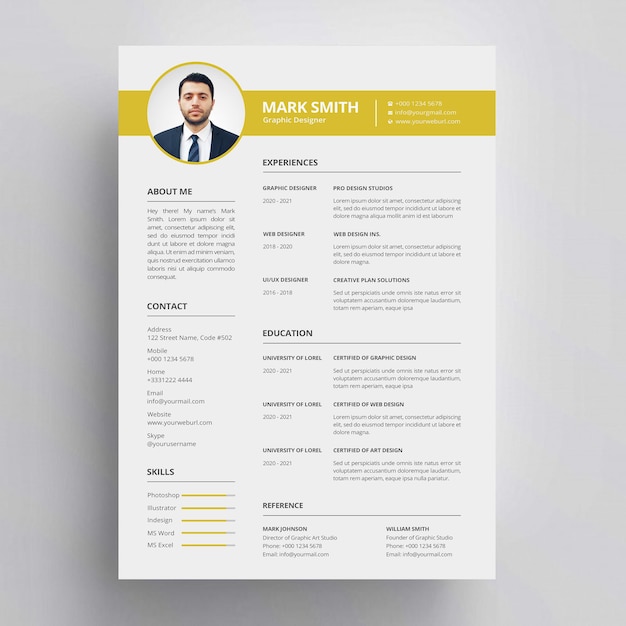 modèle de CV