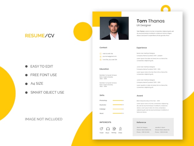 modèle de CV