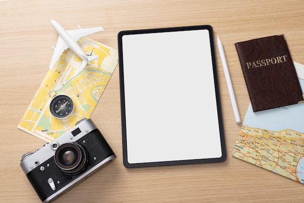 Modèle de dispositif de passeport de visa nomade