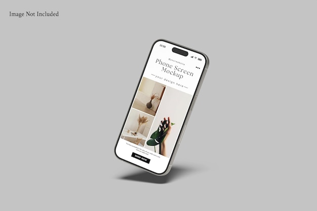 modèle d'écran de téléphone