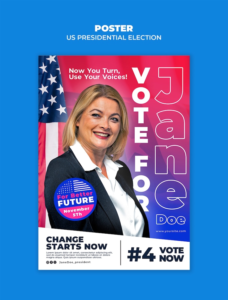 PSD modèle d'élection présidentielle américaine