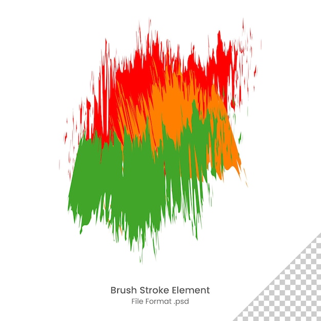 PSD modèle d'élément de conception de fichier psd de fond de pinceau coloré abstrait