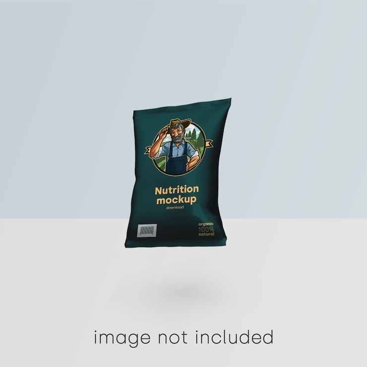 PSD modèle d'emballage alimentaire