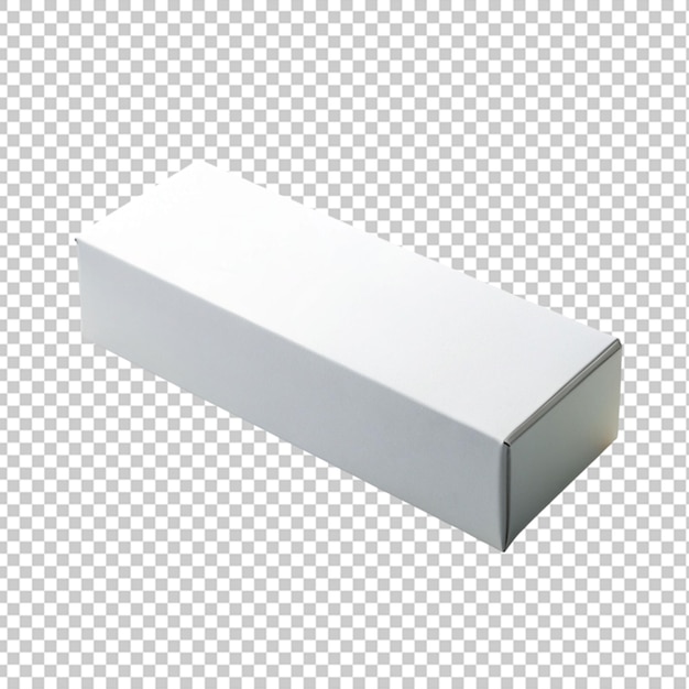 PSD modèle d'emballage à boîte blanche