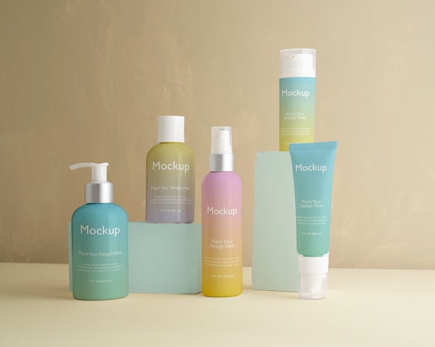 Modèle d'emballage de produits cosmétiques