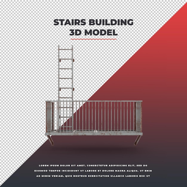 Modèle D'escalier 3d